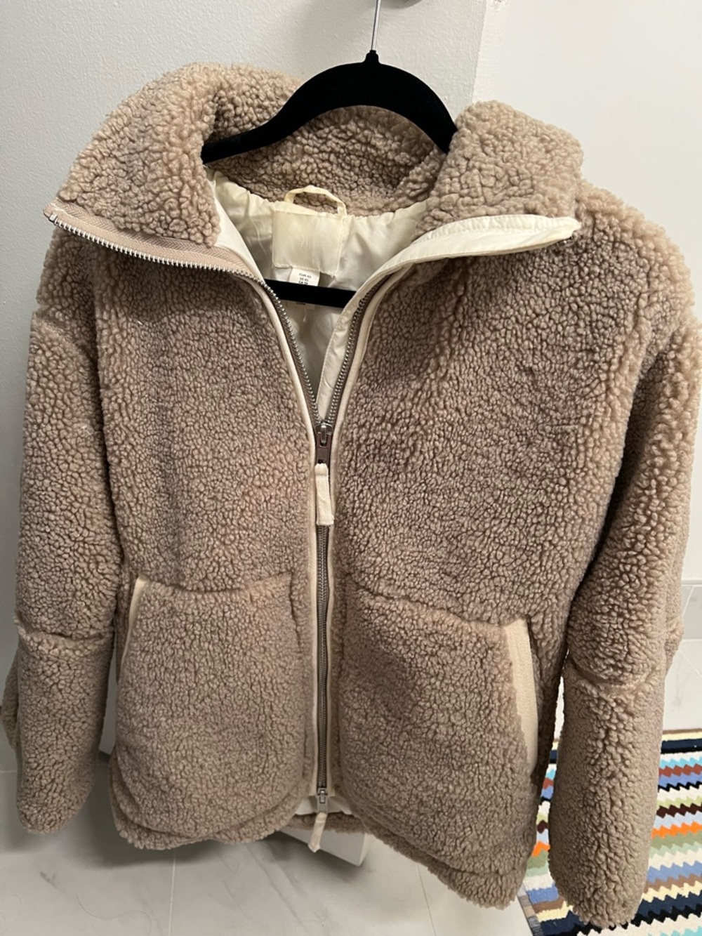 H&M Teddy Fleece Jacket - SIZE XS